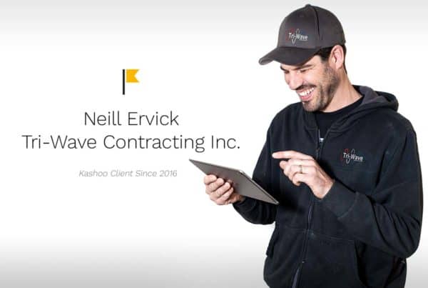 Kashoo small business client Neill Ervick from Tri-Wave Contracting