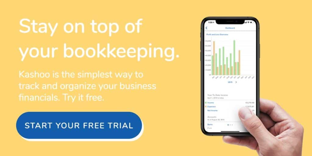 Stay on top of your bookkeeping with Kashoo