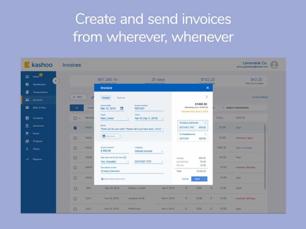 Smart Invoicing With Kashoo 2.0 for Small Business Owners