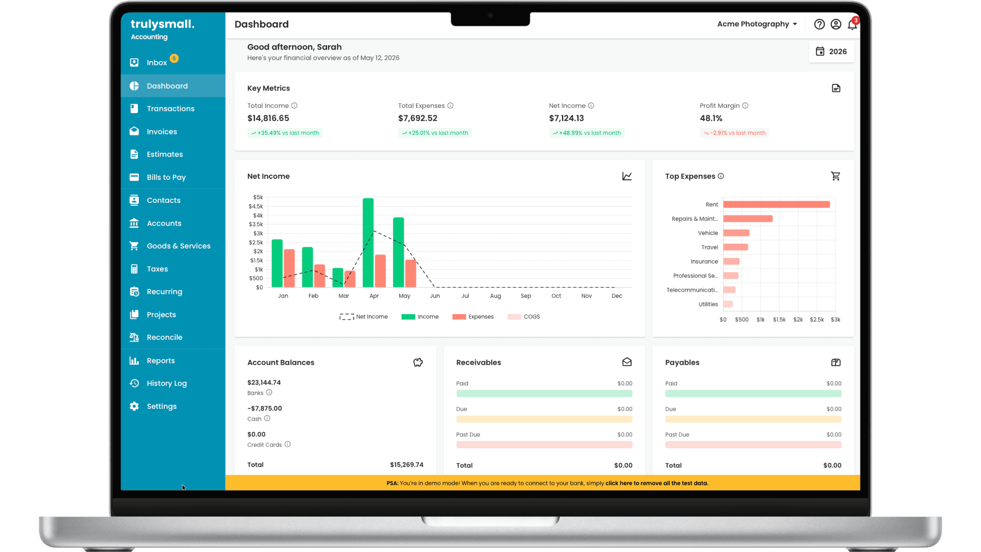 TrulySmall Accounting Web App